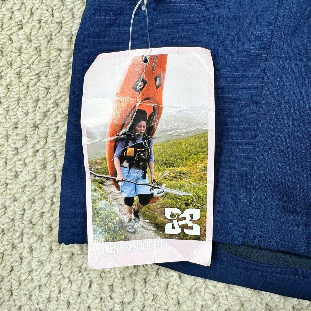 Immersion Research Shorts Womens 14 Navy Fleece Lined Guide Kayak Paddle Board